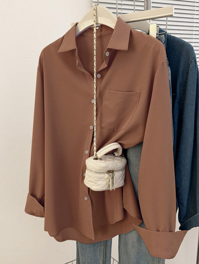 Camisa Bella Luna – Manga Longa e Elegância Casual