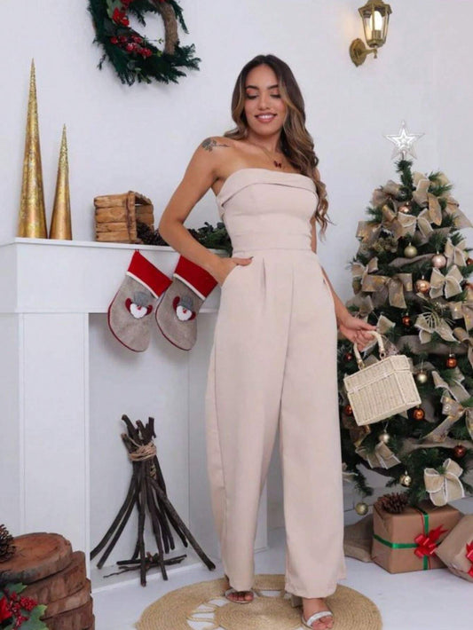 Macacão Dayana Alfaiataria com Bojo