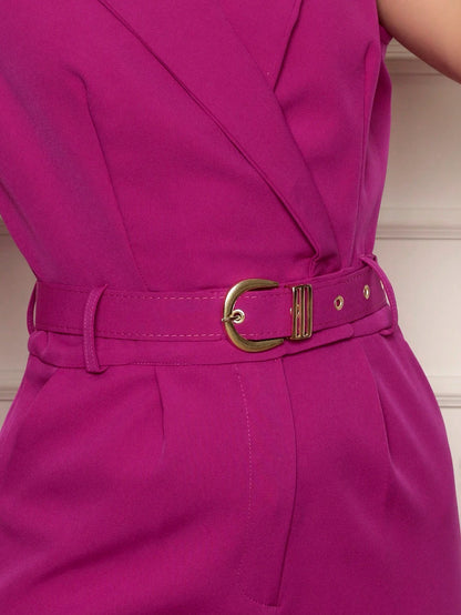 Macacão em Alfaiataria com Cinto