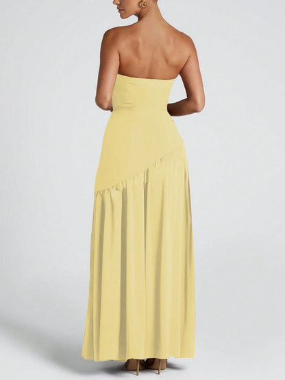 Vestido Midi Bodycon de Gola Alta - Kim