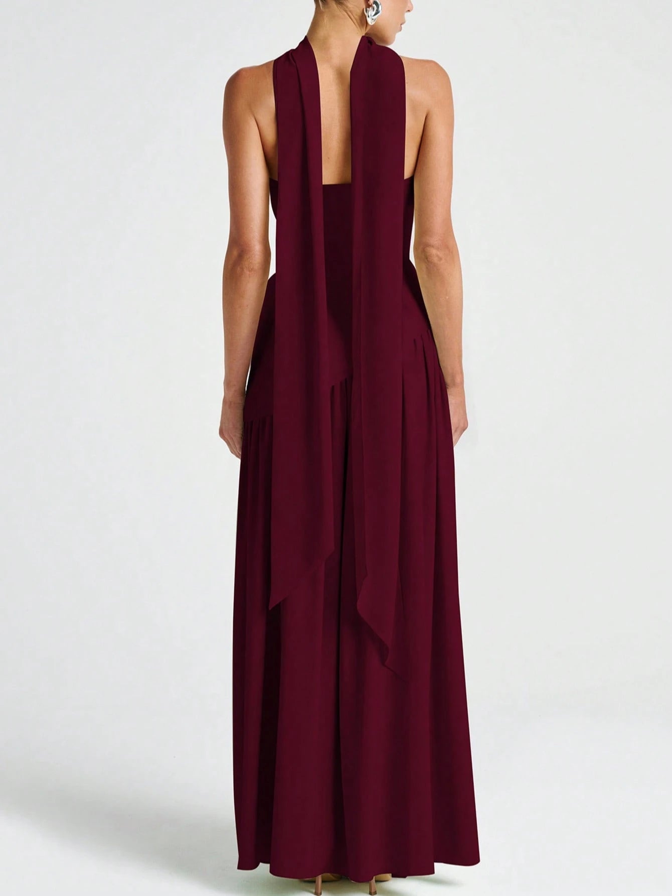 Vestido Midi Bodycon de Gola Alta - Kim