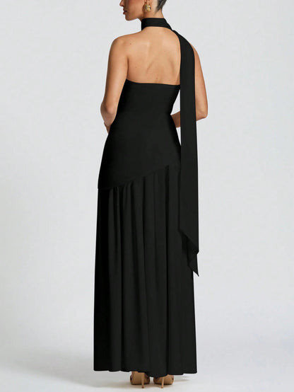 Vestido Midi Bodycon de Gola Alta - Kim