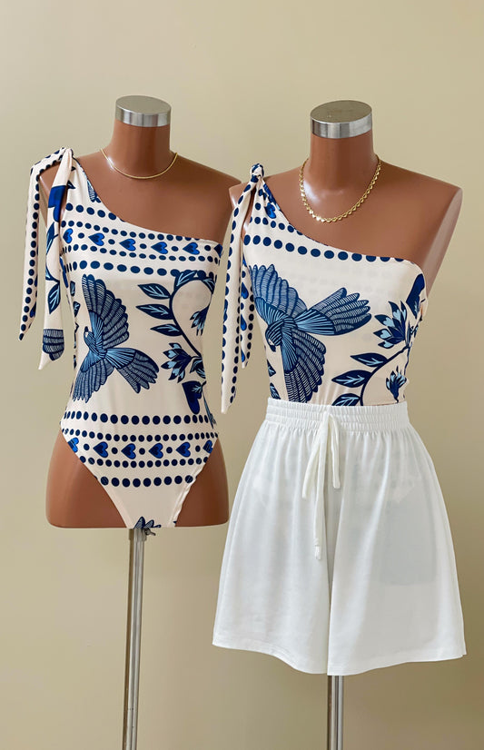 Body Floresta Azul – Sensualidade & Conforto com Estampa Exclusiva
