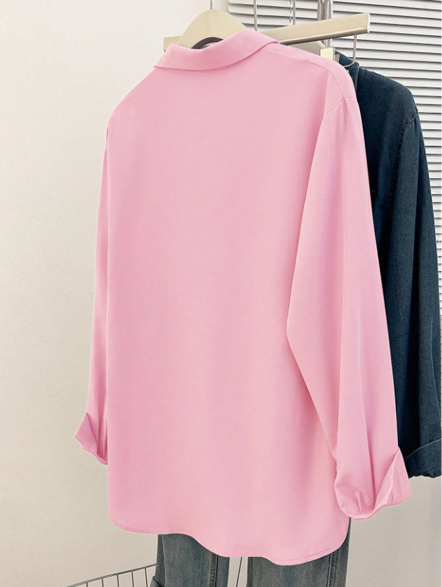 Camisa Bella Luna – Manga Longa e Elegância Casual