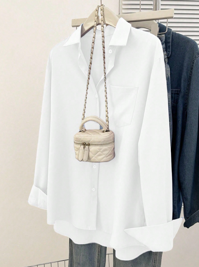 Camisa Bella Luna – Manga Longa e Elegância Casual