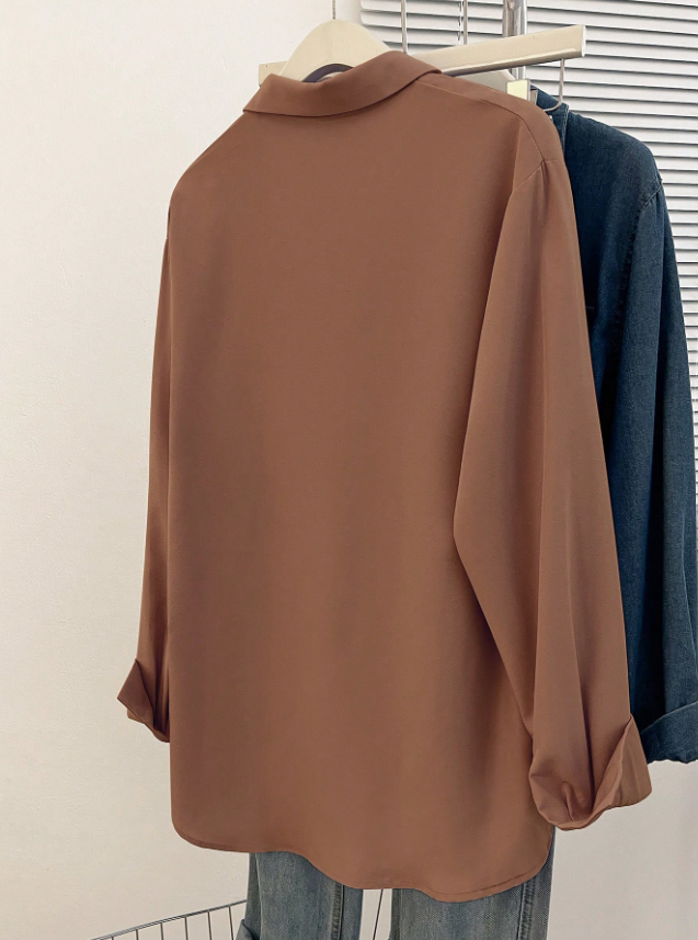 Camisa Bella Luna – Manga Longa e Elegância Casual