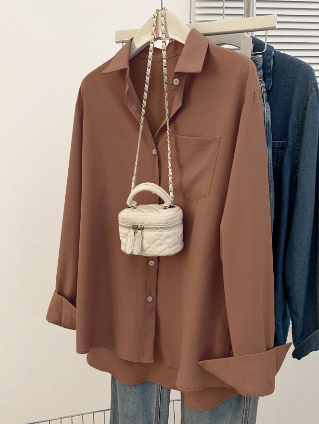 Camisa Bella Luna – Manga Longa e Elegância Casual