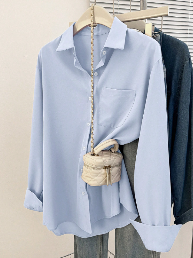 Camisa Bella Luna – Manga Longa e Elegância Casual