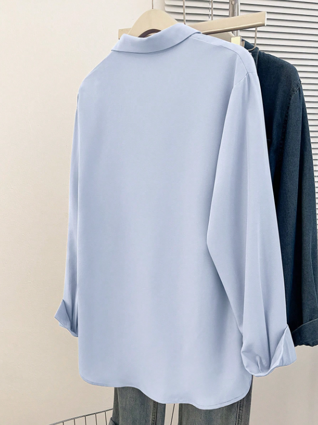 Camisa Bella Luna – Manga Longa e Elegância Casual