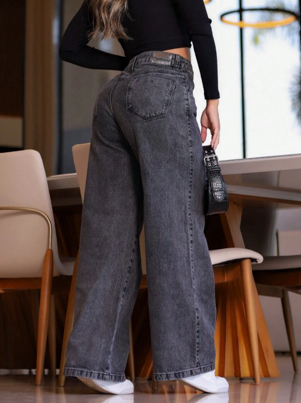 Calça Jeans Wide Leg