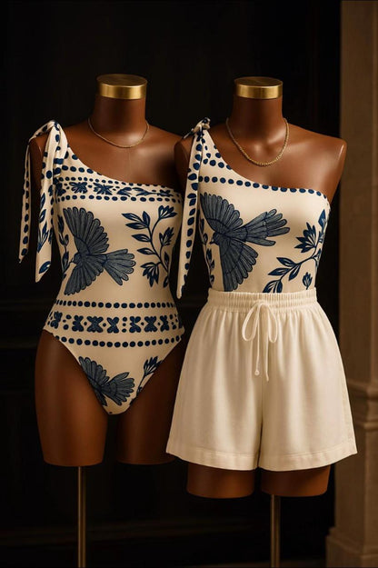 Body Floresta Azul – Sensualidade & Conforto com Estampa Exclusiva