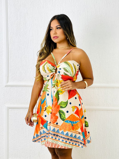 Vestido Rio Vibrante