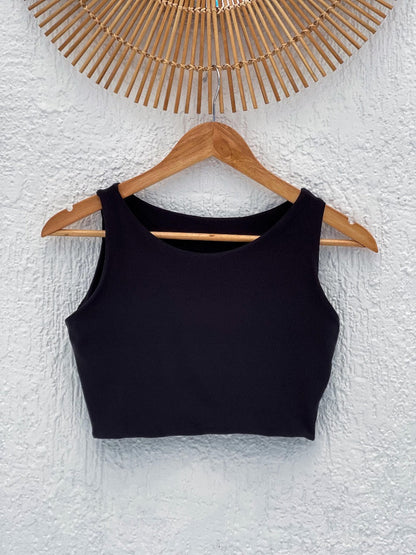 Cropped Aura Black