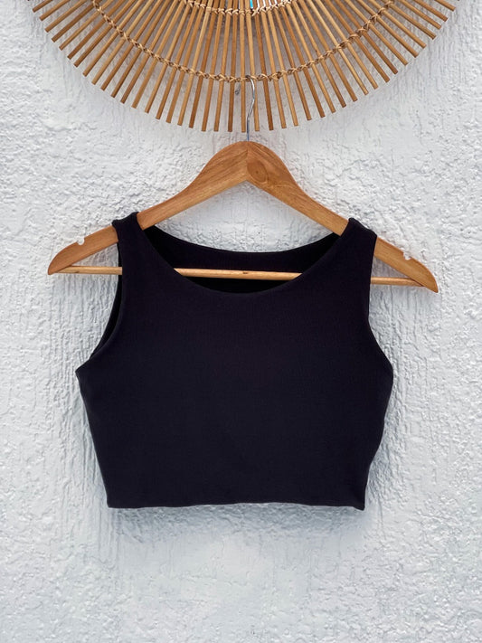 Cropped Aura Black