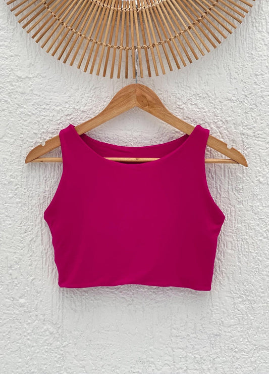 Cropped Aura Rosa Queimado