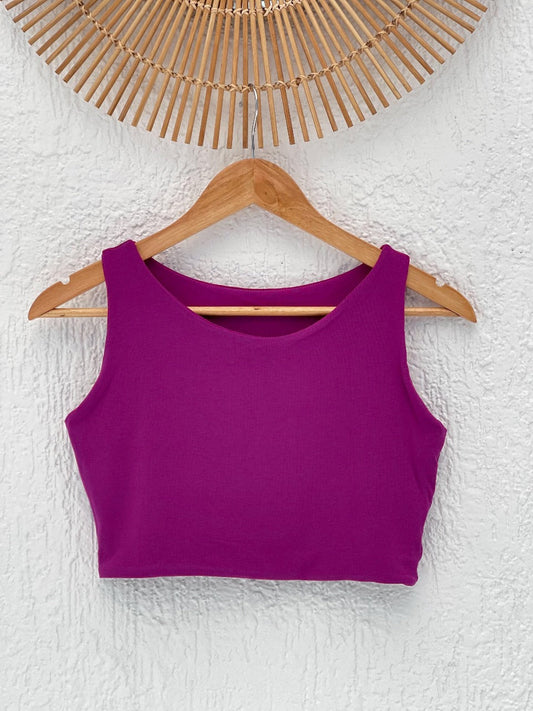 Cropped Aura Fucsia