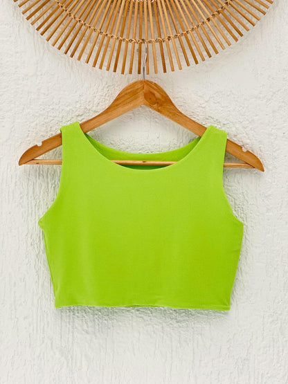 Cropped Aura Verde Lima