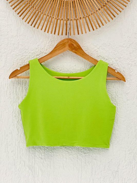 Cropped Aura Verde Lima