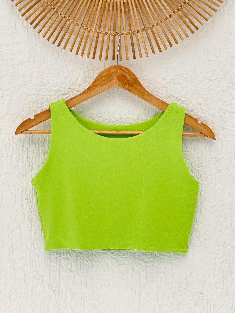 Cropped Aura Verde Lima