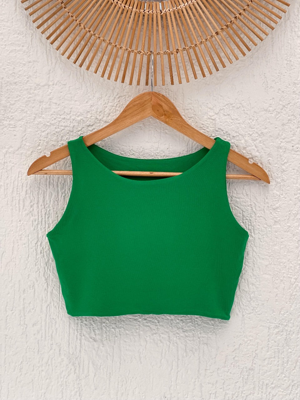 Cropped Aura Green